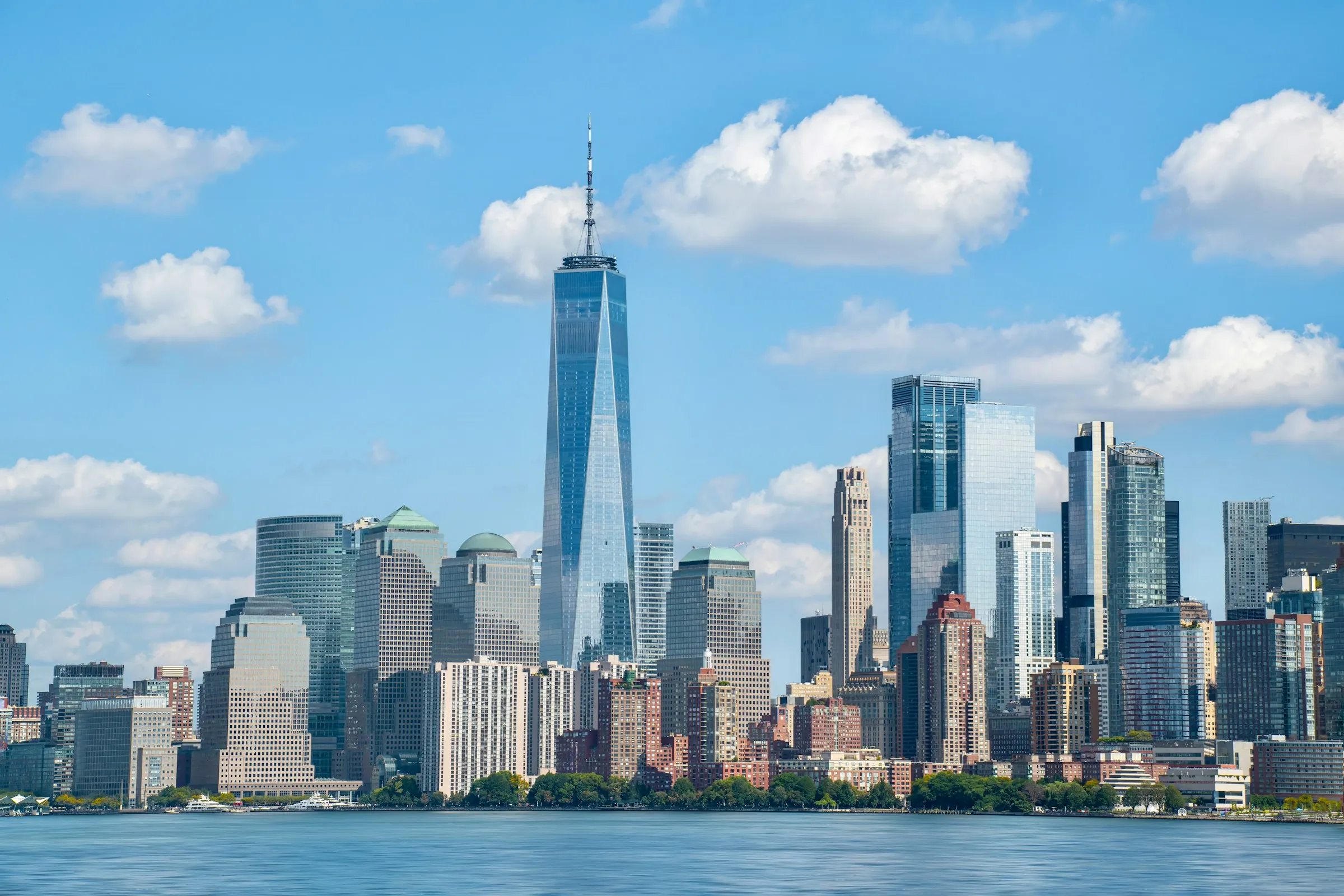 New York City skyline with One World Trade Center